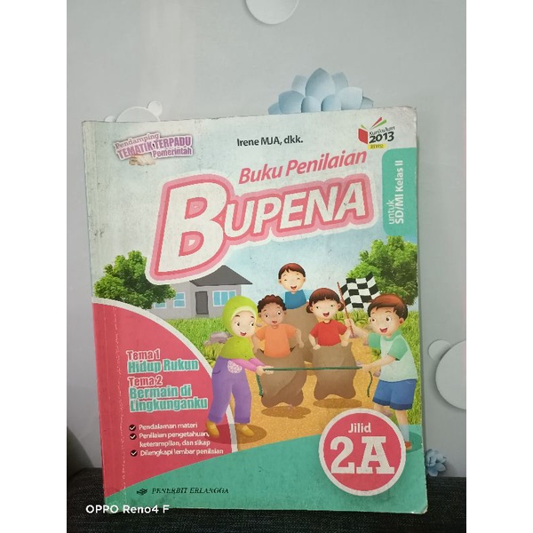 

PRELOVED Buku Penilaian ( BUPENA ) Kelas 2 Jilid 2A 2B 2C 2D