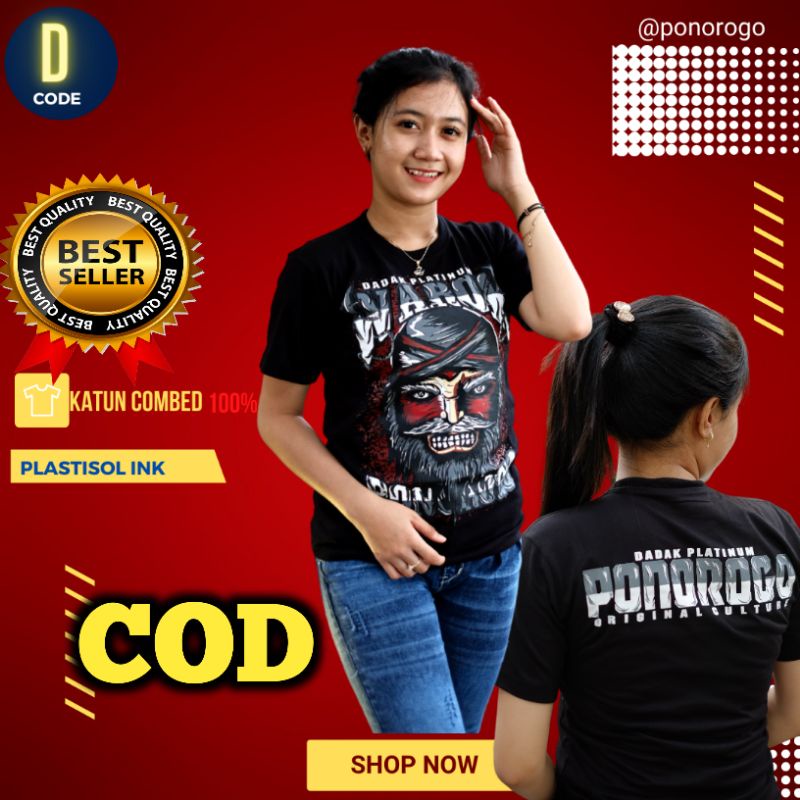 KAOS BUDAYA WAROK PONOROGO. KAOS WAROK . KAOS JARANAN . KAOS GANONGAN . KAOS PONOROGO