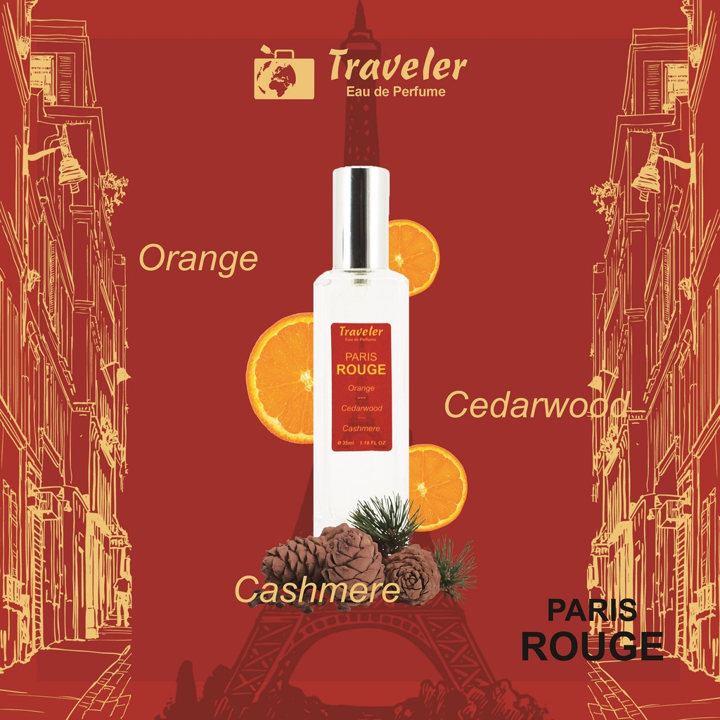 Traveler Paris Rouge [BR540] Eau de Perfume 35ml Parfum ✰ ascocobeauty ✰