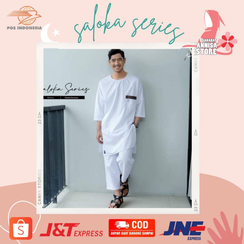 Baju Koko Kurta Panjang terbaru Arya Saloka 2021 Arrafi Zoya Rabbani Elzatta Pria Muslimah