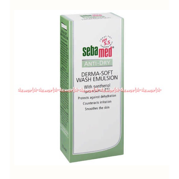 Sebamed Anti Dry Derma Soft Wash 200ml Sabun Mandi Sabun Cair Untuk Kulit Sensitif Kering Seba Med 200 mL Soap Liquid