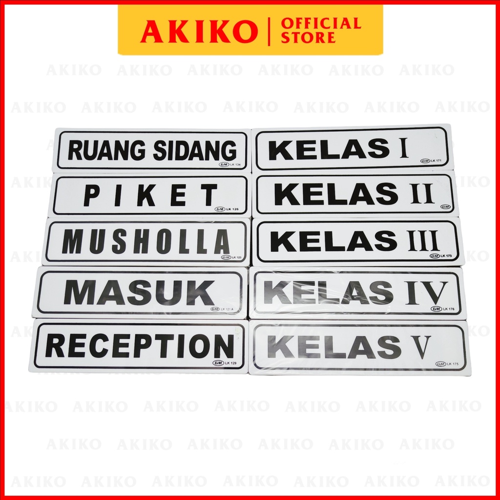

GM Label Acrylic Huruf Kecil
