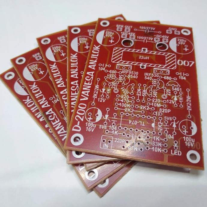 PCB Power Amplifier Class D200 PCB Class D200 iti-33 Ayo Beli