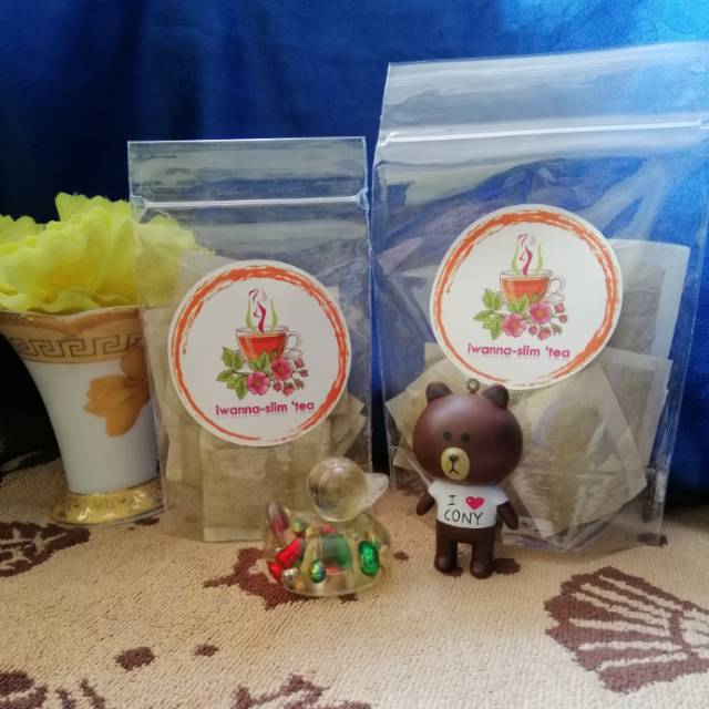 i wanna slim tea (teh diet, teh pelangsing, teh herbal)