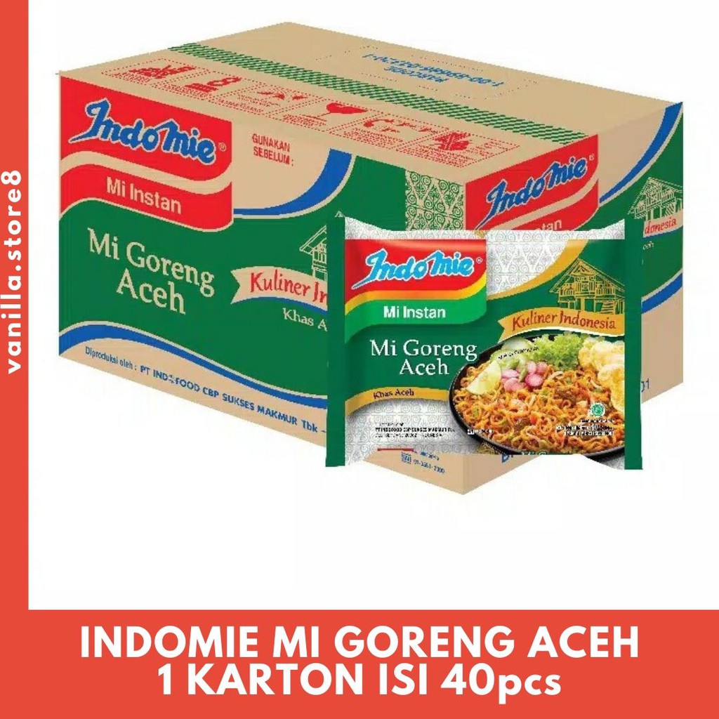 

1 Dus isi 40 Pcs INDOMIE MI GORENG ACEH