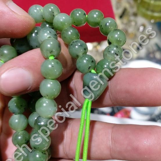 ------] tasbih batu giok hijau nephrite terbaik HQ aceh
