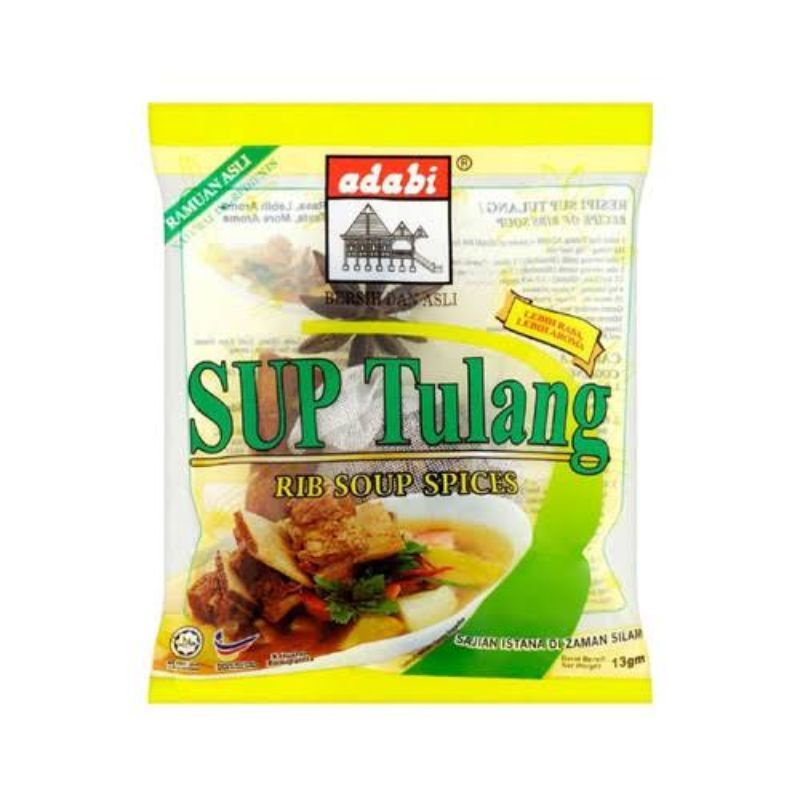 Bumbu sup sop tulang balungan iga daging sapi rempah rib soup spices adabi