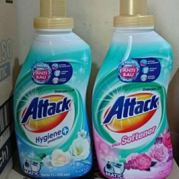 Ready Attack Matic Cair 1000Ml Botol - Biru