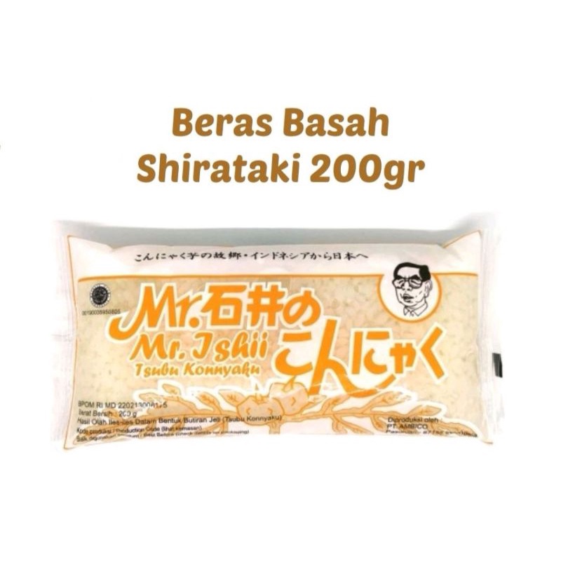 

Beras basah Shirataki kemasan 200gram