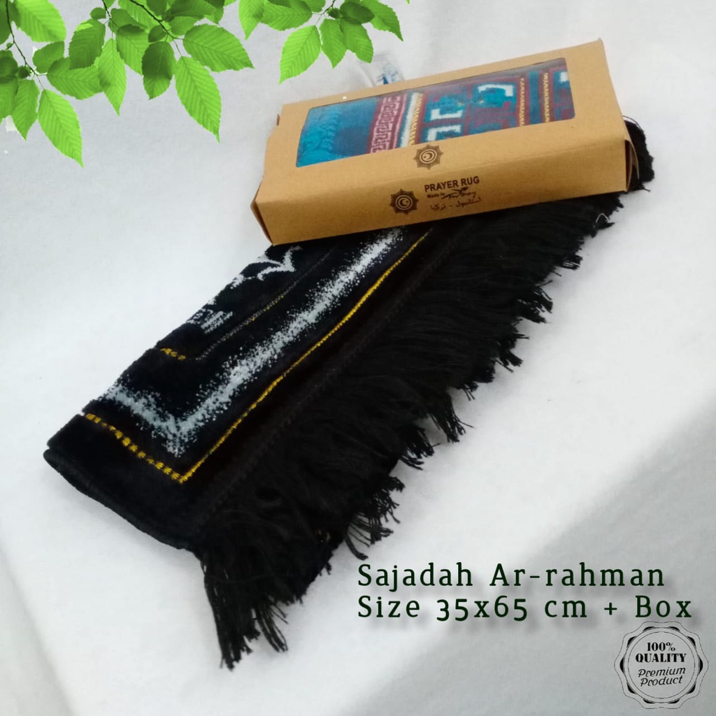 Sajadah muka turki ar rahman plus box cantik dan tasbih super murah menarik dan praktis buat bagi2