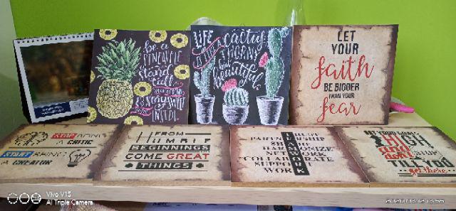 Walldecor Home Family Quotes Kata Motivasi 20x20cm Pajangan Hiasan Dinding Shabby Chic