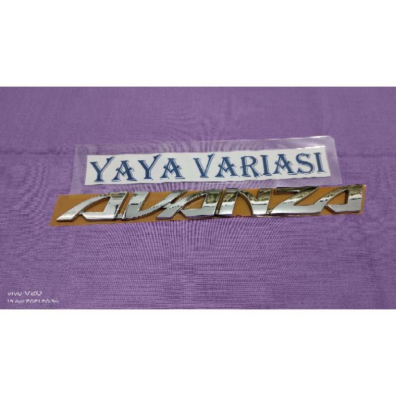 EMBLEM TULISAN AVANZA