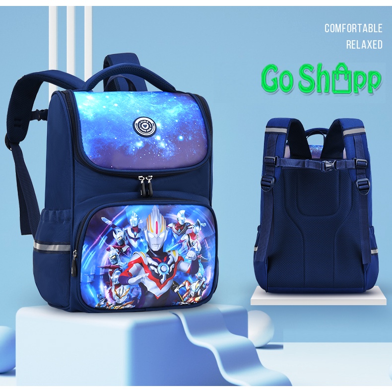 Tas Sekolah Anak Besar Import Premium High Quality Terbaru - Tas Ransel Anak Motif Karakter Lucu - Tas Backpack Anak Sekolah SD - Tas Anak Karakter Unicorn Frozen Elsa - Tas Anak Karakter Astronot Ultraman - Backpack Anak Sekolah Unisex [BK15]