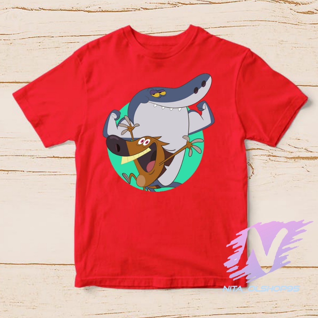 kaos zig dan serko baju anak kartun zig sharko