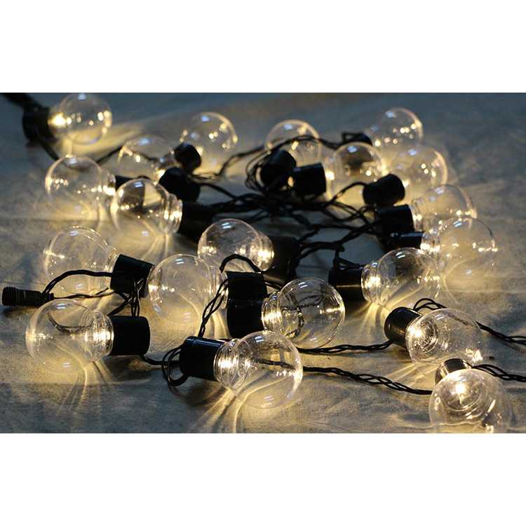 Lampu hias / lampu hias kamar led / lampu hias gantung ruang tamu / SHHE Lampu Hias Dekorasi Bola Globe String Light 20 LED EU Plug PD039