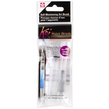 

Sakura Koi Water Brush no.8 Large 4ML Tank Kuas Lukis Wadah Air Kecil 4 ml XQR-L