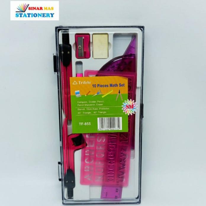 

jangka compas set tf -855 trifelo | jangka kompas set sekolah ( set ) sry77