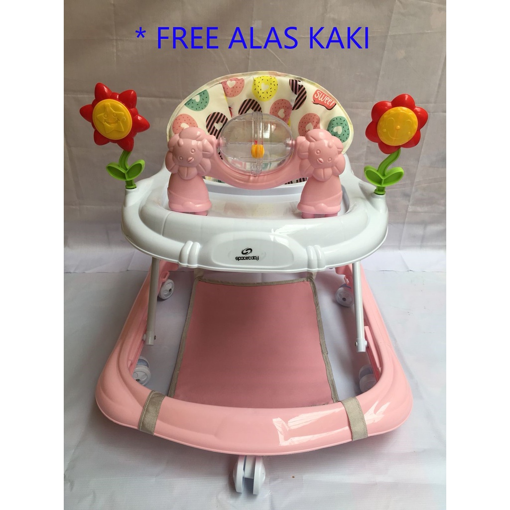 SPACE BABY Baby Walker SB 306 Roller &amp; Sunflower Toys SPACEBABY [ * FREE PACKING DUS ALAS ]