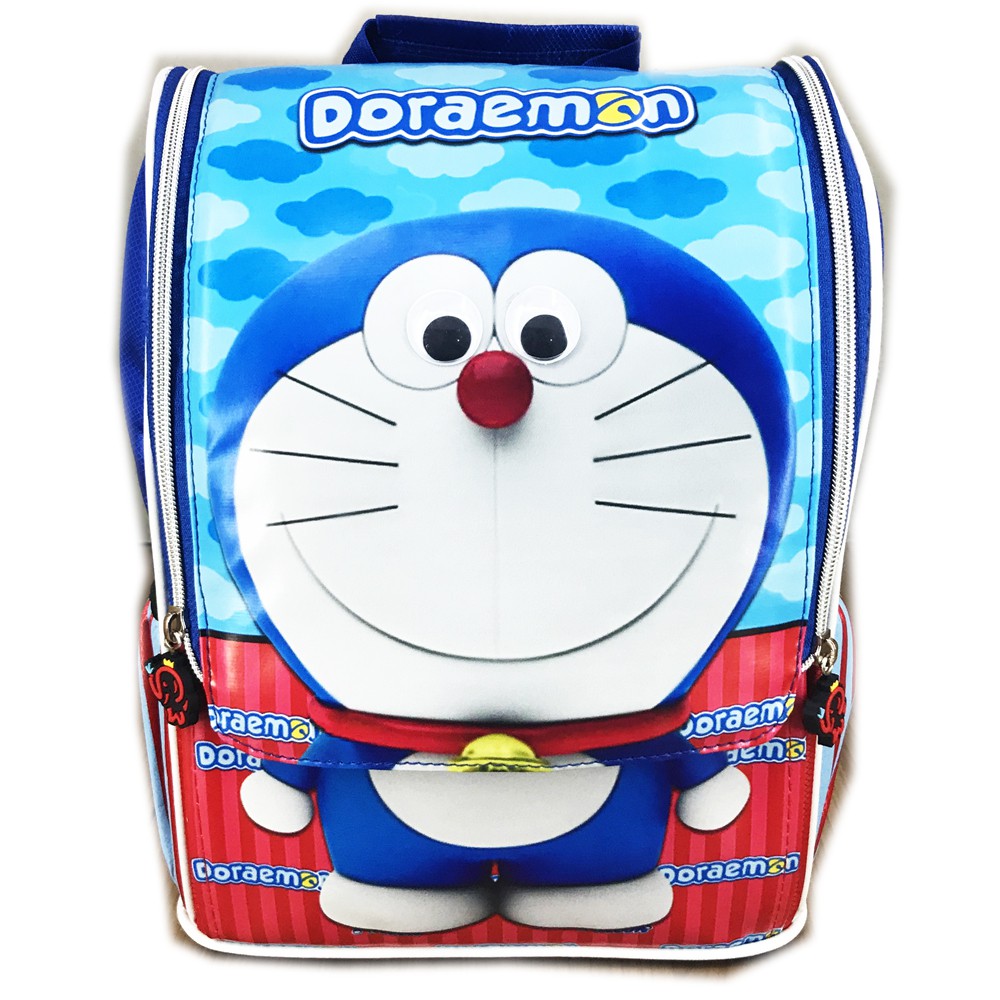 BUY 1 GET 1 + FREE ONGKIR !!! Tas Ransel Sekolah Anak TK Jepang Doraemon 3D Timbul LB