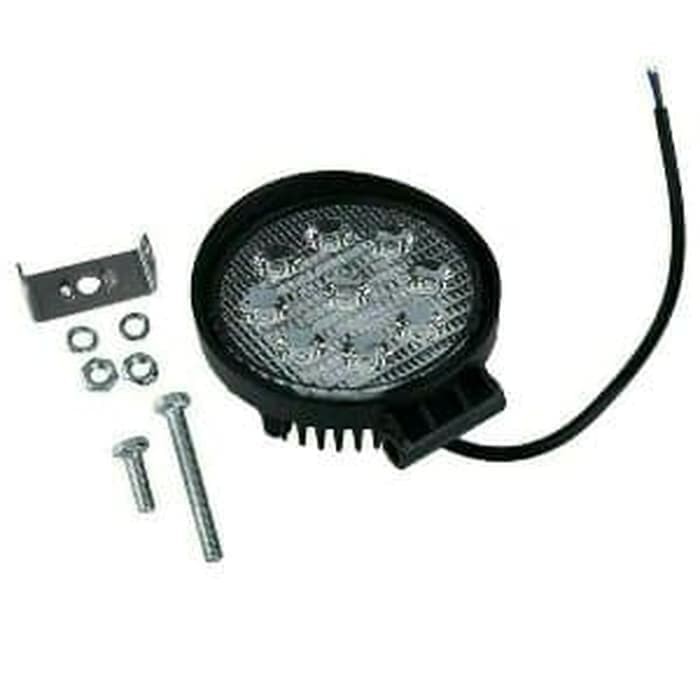 Lampu Tembak Led Worklight Sorot 27watt 9 Mata Lampu Offroad