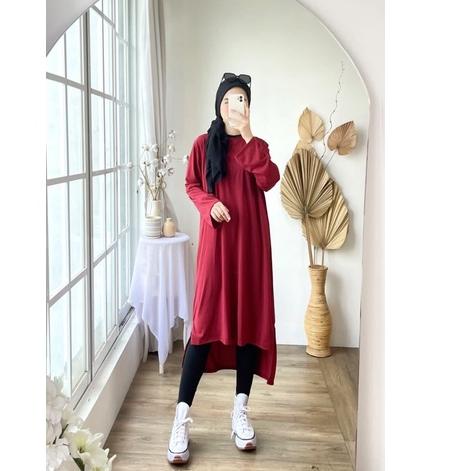 MAXI MURAH KATUN KAOS MAX KATUN TC SALE CUCI GUDANG GROSIR DRESS POLOS HIJABERS