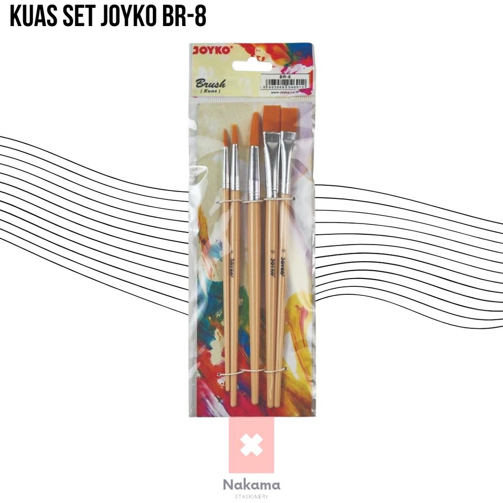 

Kuas Lukis / Painting Brush - Joyko BR-8 MURAH