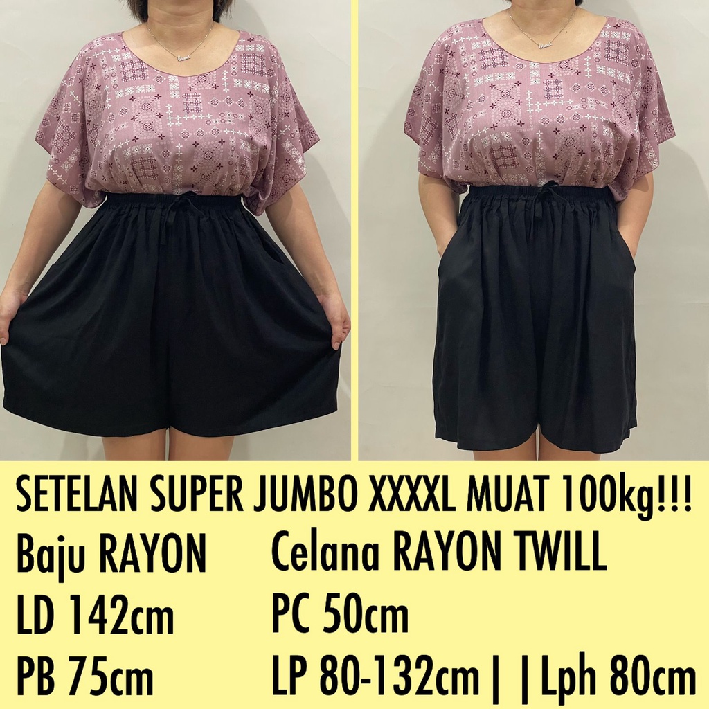 PAKET COMBO K !!! SETELAN BAJU BALI SUPER JUMBO FIT TO 4XL REAL PICT!!!