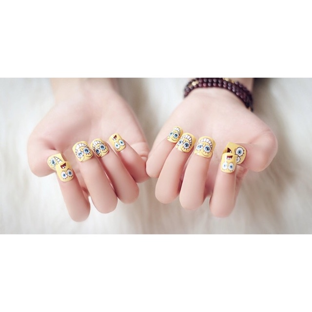 Spongebob Water Decal Nail Art Stickers