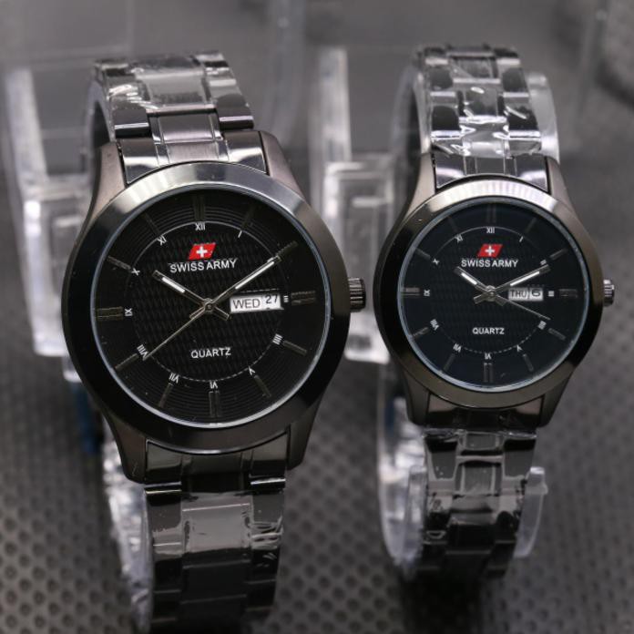 Cuci Gudang Jam Tangan Swiss Army Couple Type 6492 Berkualitas