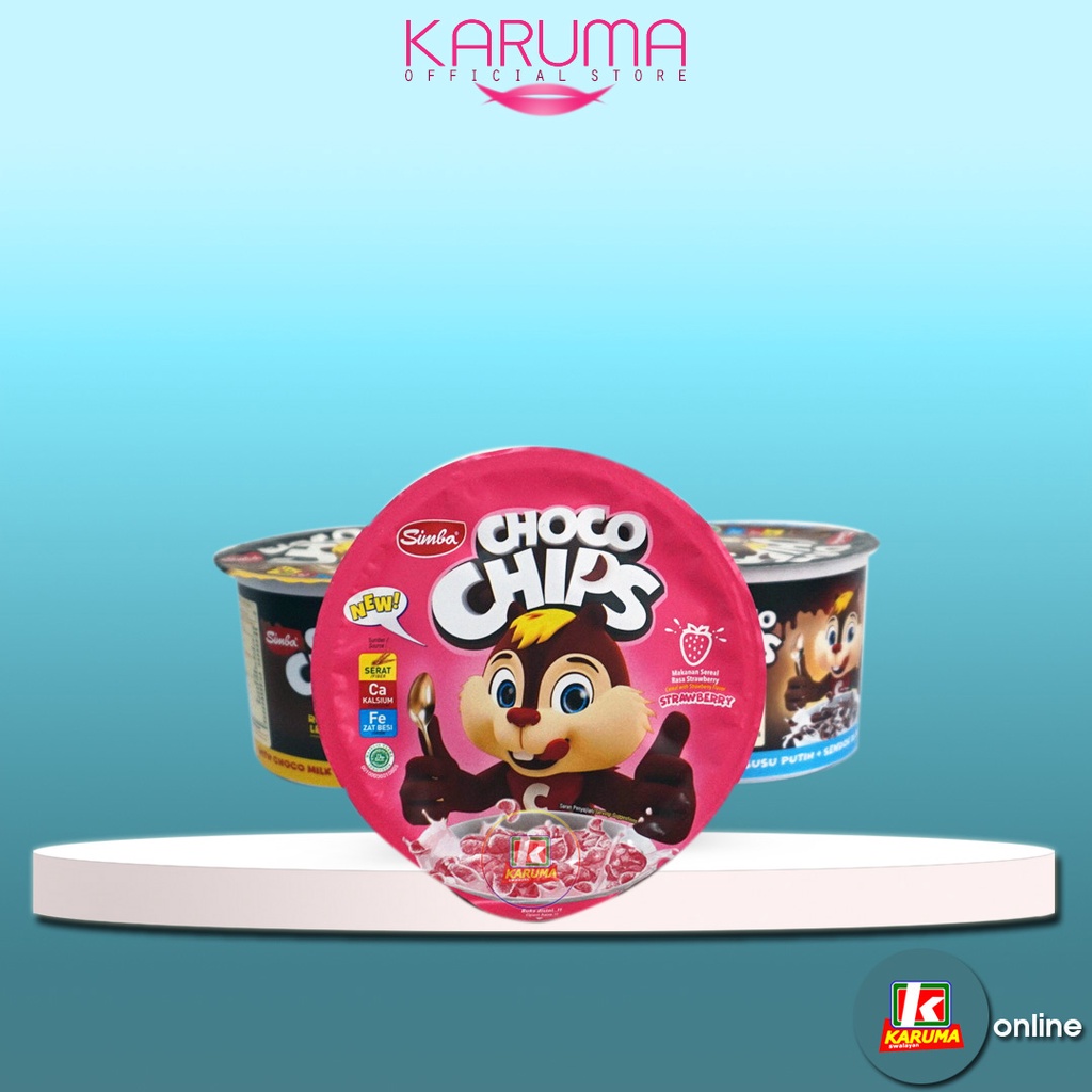 

Simba Choco Chips Sereal Cup Susu Coklat 20-34gr