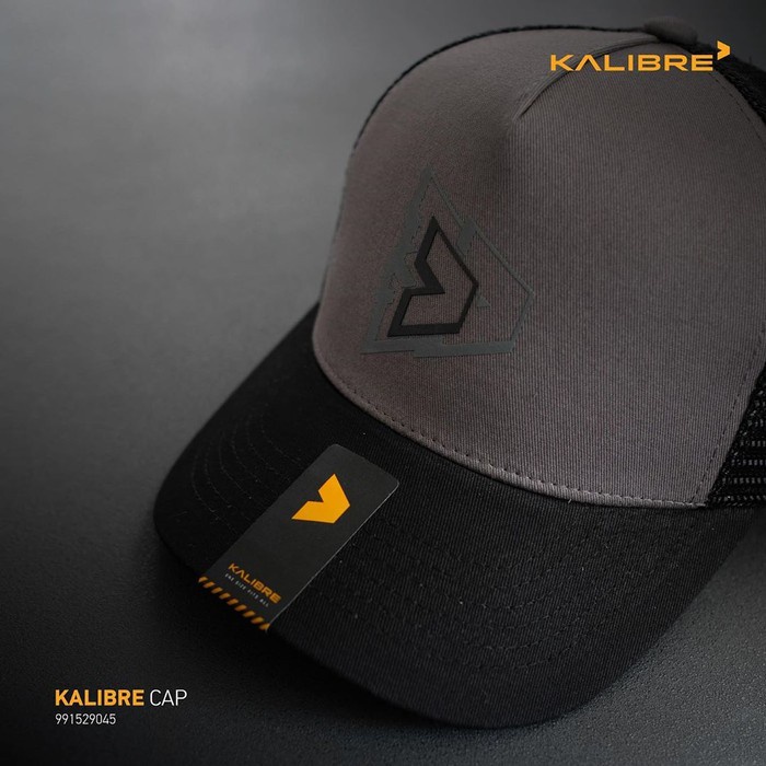 NEW-Topi Pria- Kalibre- Topi Original -KALIBRE-Kalibre 991529-HitamAbu-TERLARIS-BESTSELLER