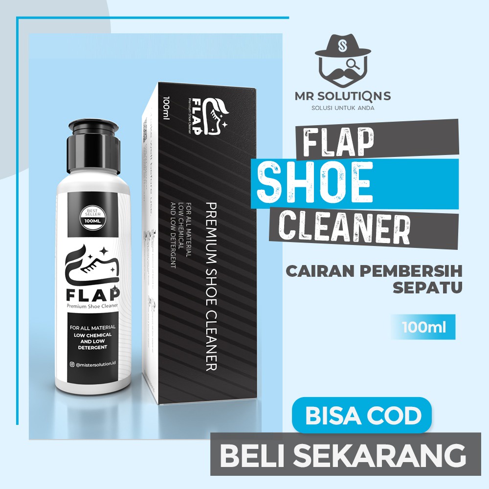 Cairan Pembersih Sepatu Sneakers Shoe Shoes Suede Cleaner Kit Sabun Cuci Perawatan Sepatu Putih SC8-Shoes Cleaner 100mL