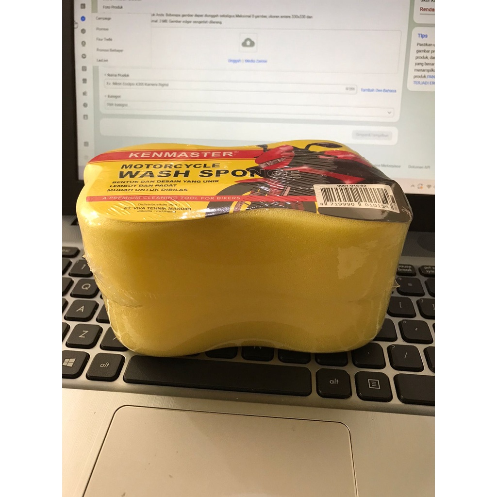 Spon Pencuci Motor / Kenmaster Wash Sponge / Busa Daun / Busa Spon cuci motor