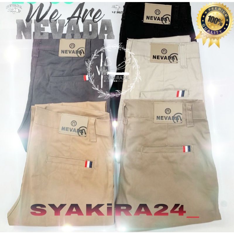 CELANA CREAM CHINO SLIMFIT PANJANG PREMIUM REAL PICTURE