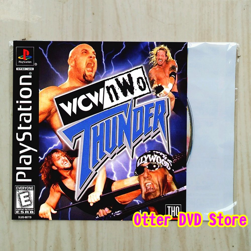 Kaset CD Game Ps1 Ps 1 WCW-nWo Thunder WCW nwo Thunder