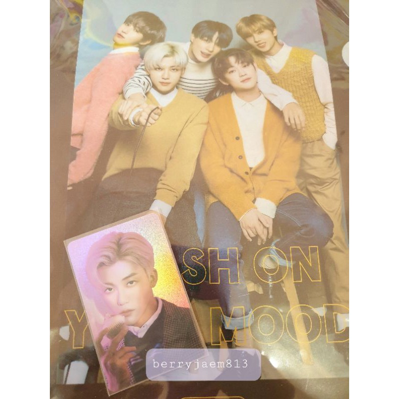 Jaemin holo photocard + L holder candylab ver.3 x nct dream