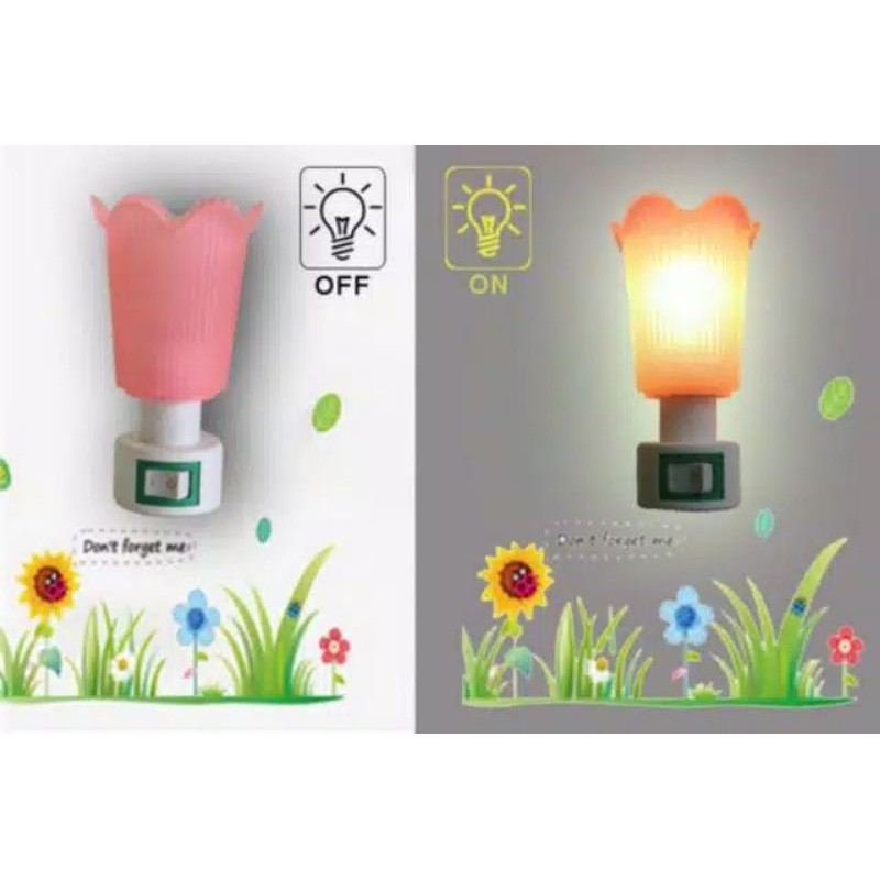 Lampu Tidur Mini Model Bunga 228 5W