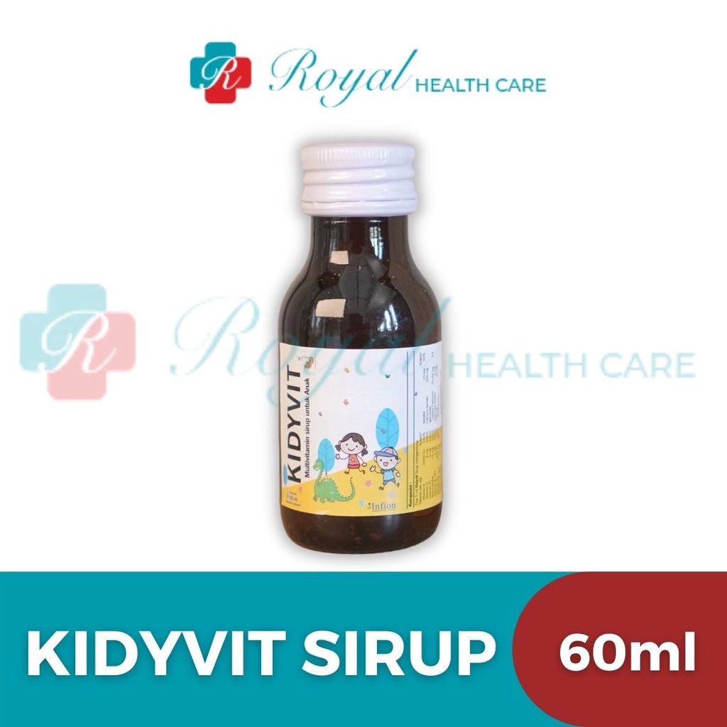 KIDYVIT SYRUP 60 ML Membantu Memlihara Kesehatan Tubuh Anak Dalam Masa Pertumbuhan dan Perkembangan