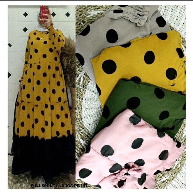 Gamis Syakila rempel / Dress syakila