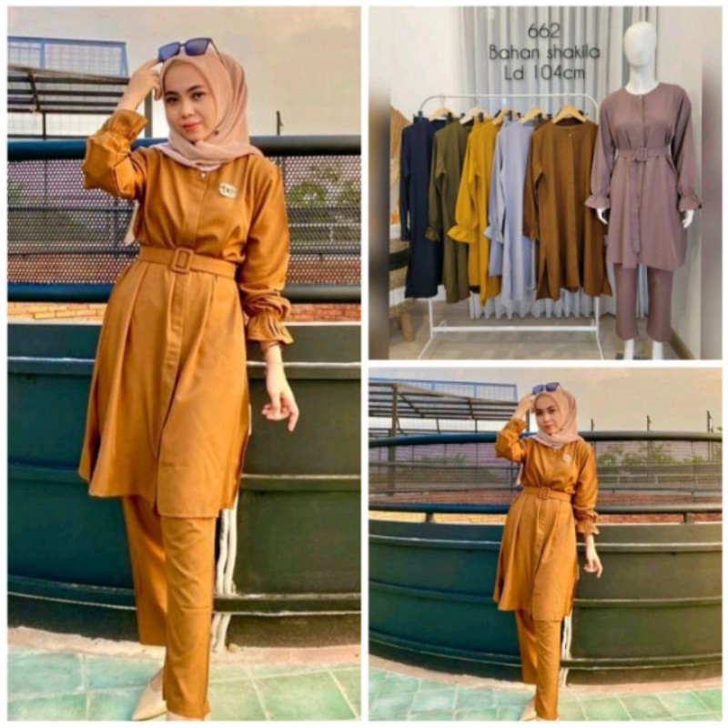 setcel long tunik  by siera
