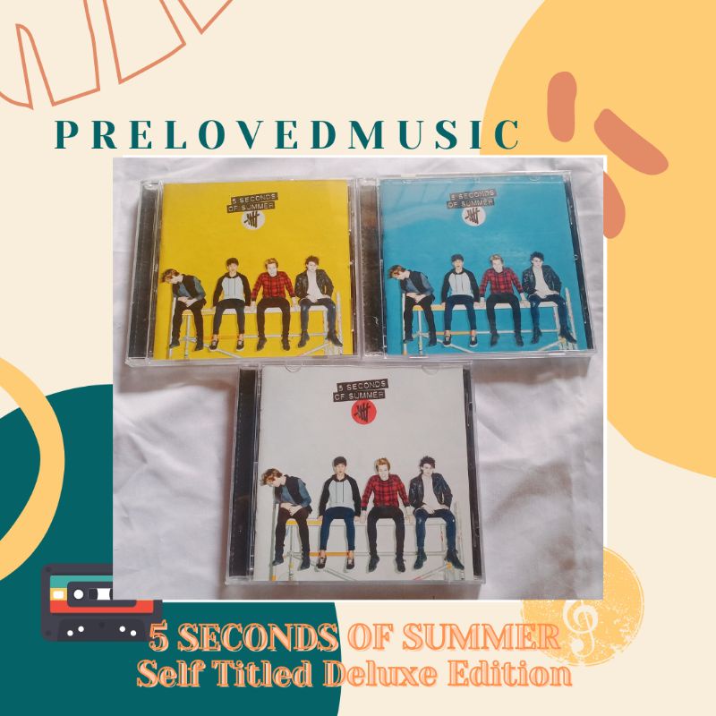(SEGEL IMPORT) 5 seconds Of Summer 5SOS Self Titled Yellow Cover Album CD