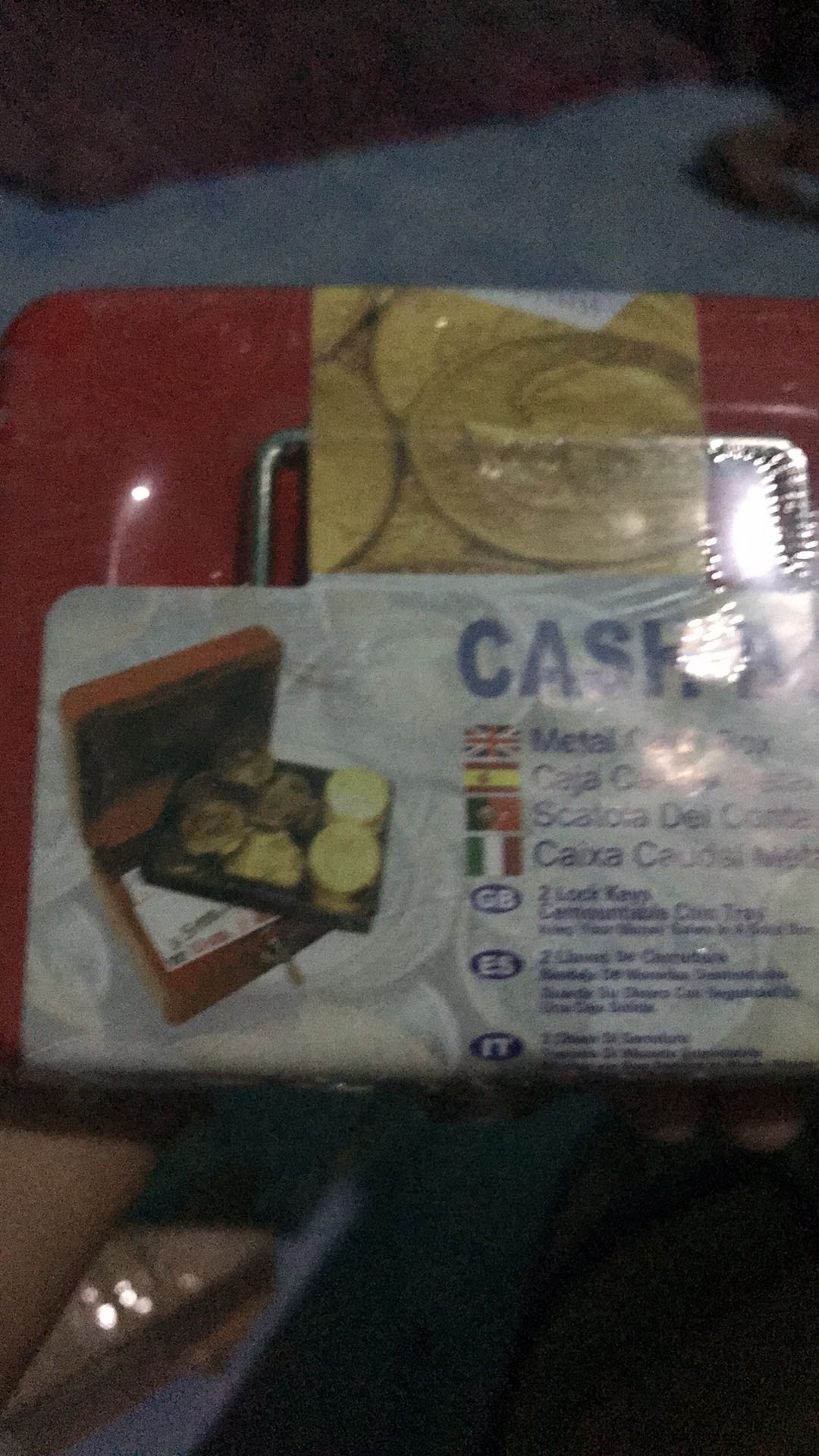 Cash Box Brankas Mini 125 X95 X 60 Mm Kotak Brangkas  Uang Perhiasan Besi Murah Deposit Box  500gr