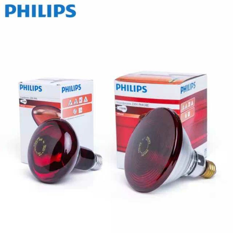 Jual Lampu Infrared Philips 100 Watt & 150 Watt Indonesia|Shopee Indonesia