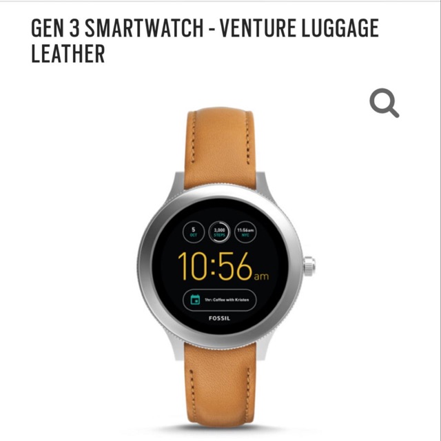 Jam Fossil Smartwatch Gen 3 Venture Luggage Leather