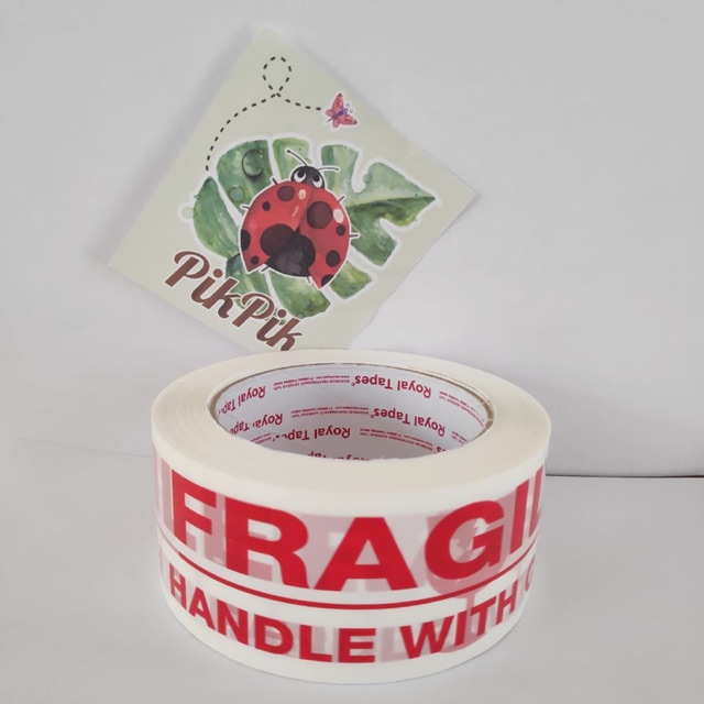 

PROMO LAKBAN isolasi tape fragile MURAH 2 inch (48mm) x 100 yard merk Marubond