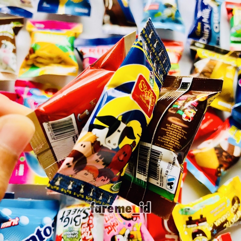 (ISI 100) PAKET USAHA MAGNET TEMPELAN KULKAS SNACK TERMURAH GROSIR / SOUVENIR / FAREME ID / MAGNET KULKAS SNACK MINIATUR GANCI GANTUNGAN KUNCI SNACK | Mainan anak