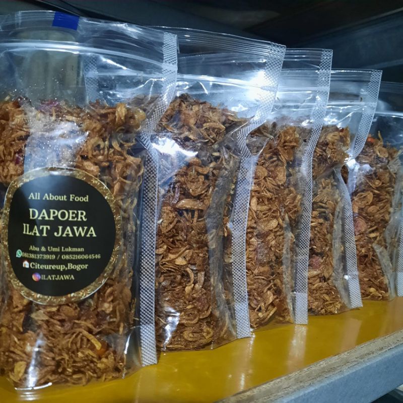 

Bawang goreng asli (ASLI TANPA CAMPURAN TEPUNG)