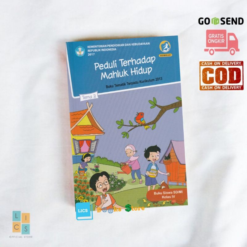 Buku SD Kelas 4 Tema 3 Tematik Kurikulum 2013 Revisi 2017