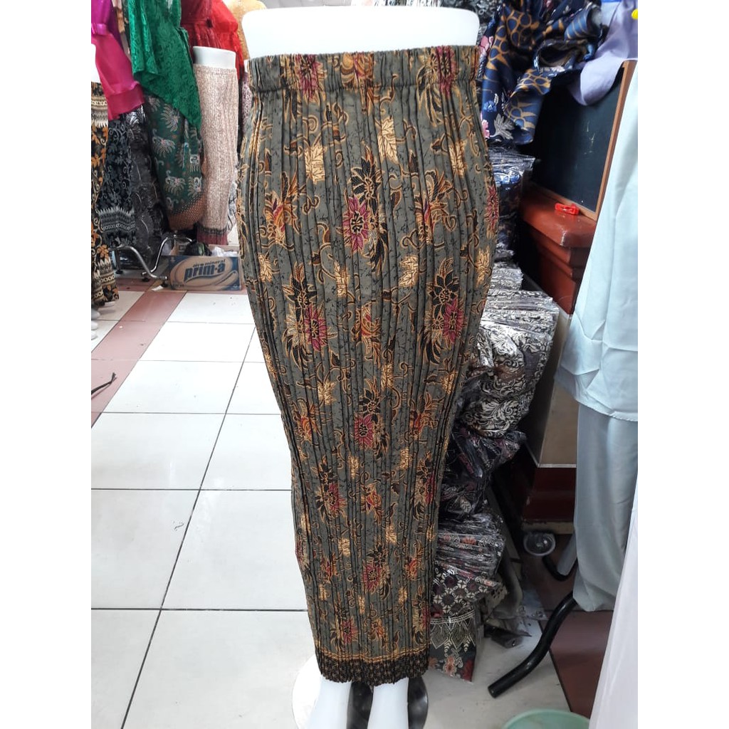 SB Collection Rok Plisket Vira Panjang Maxi Batik Jumbo Wanita