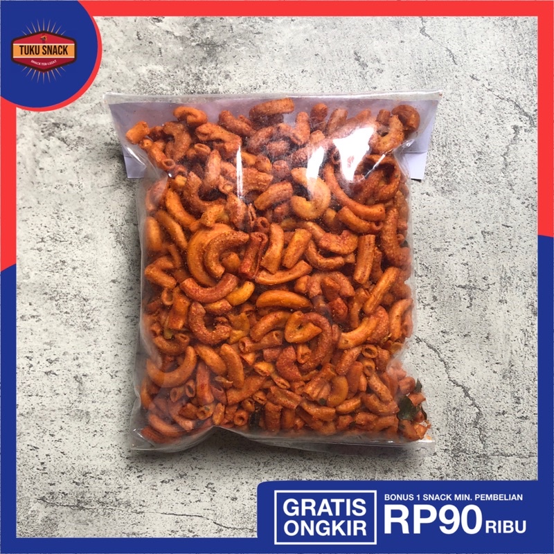 

Makaroni Daun Jeruk Super Pedas 250gr Renyah dan Gurih